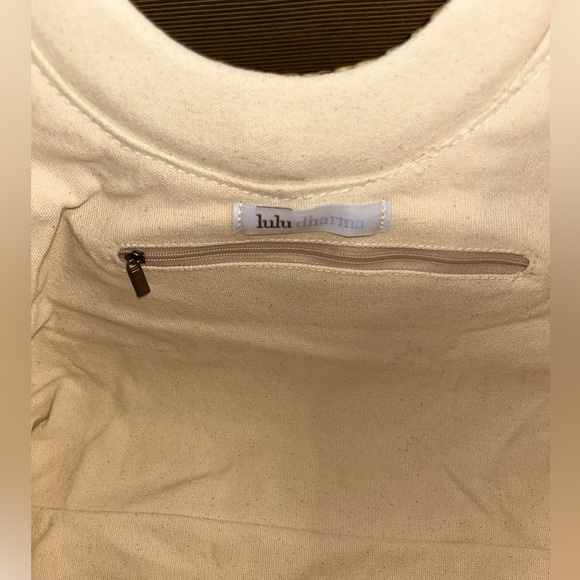 NWT Lulu Dharma Black/Natural Checkered Basket Woven Raffia Tote - Picture 8 of 11